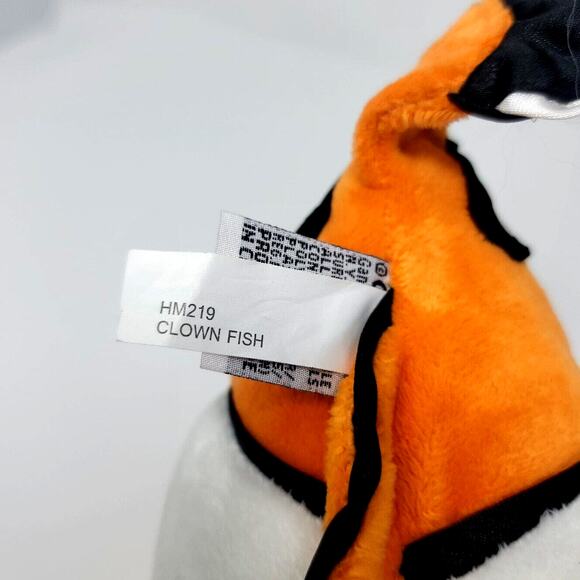 Ganz Webkinz Clown Fish Plush Stuffed Animal Orange & White HM219 - Picture 7 of 10